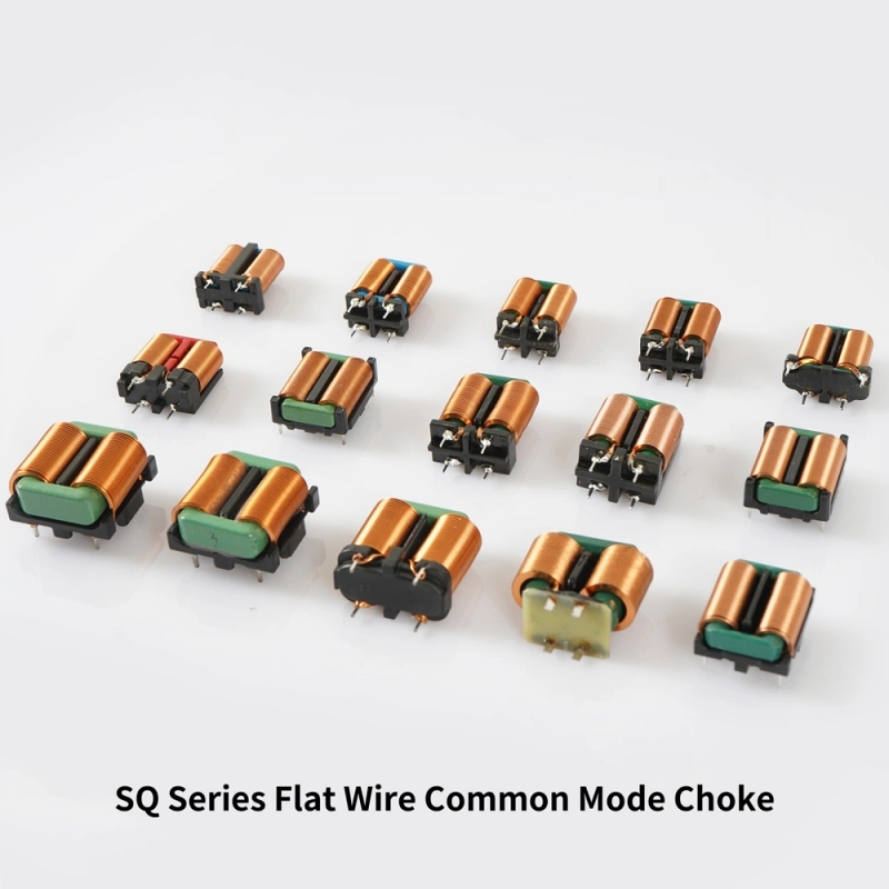 SQ Flat Wire Common Mode Choke Inductor for EMI Suppression