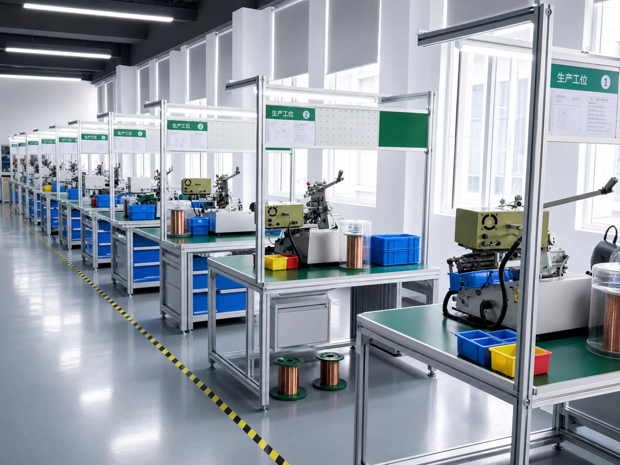 Commonde component assembly line